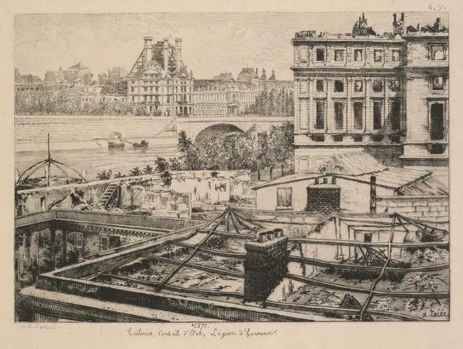 Tuileries, Conseil d'Etat, Legion d'honeur by Alfred Taiée
