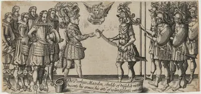 Alexander the Great Receiving a Sword (?)