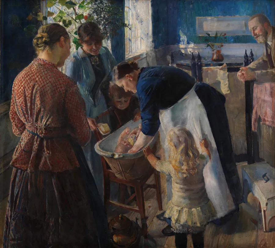 I baljen by Christian Krohg