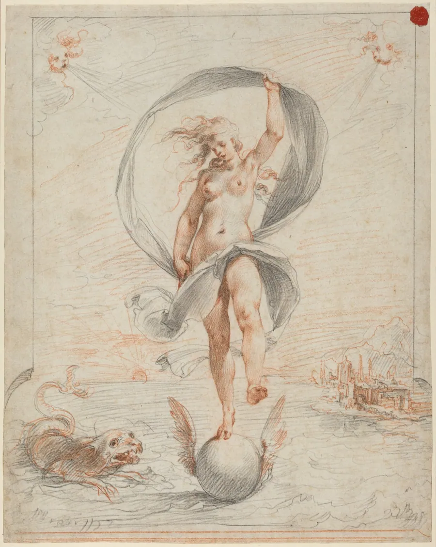 Allegorical Figure by Giuseppe Cesari