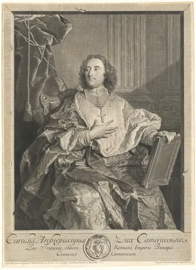 Monseigneur Louis-Charles d'Orléans de Saint-Albin, Archbishop of Cambrai