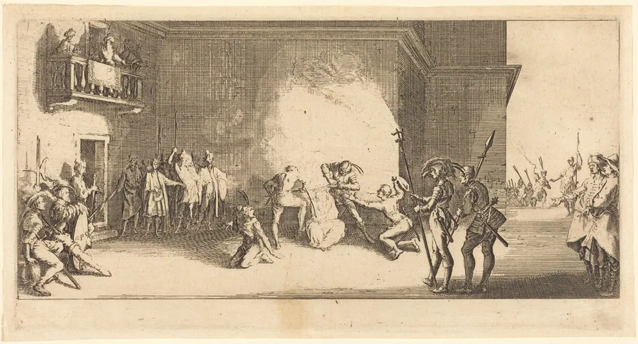 The Crowning with Thorns by Jacques Callot