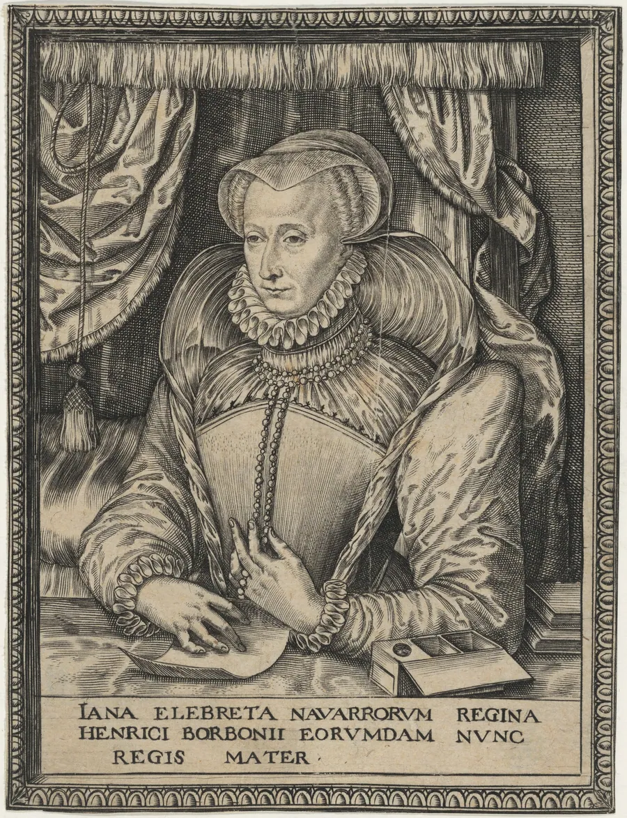Jeanne D'Albret, Queen of Navarre and Mother of Henry IV of France by Marc Duval