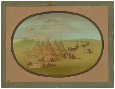 A Little Sioux Village