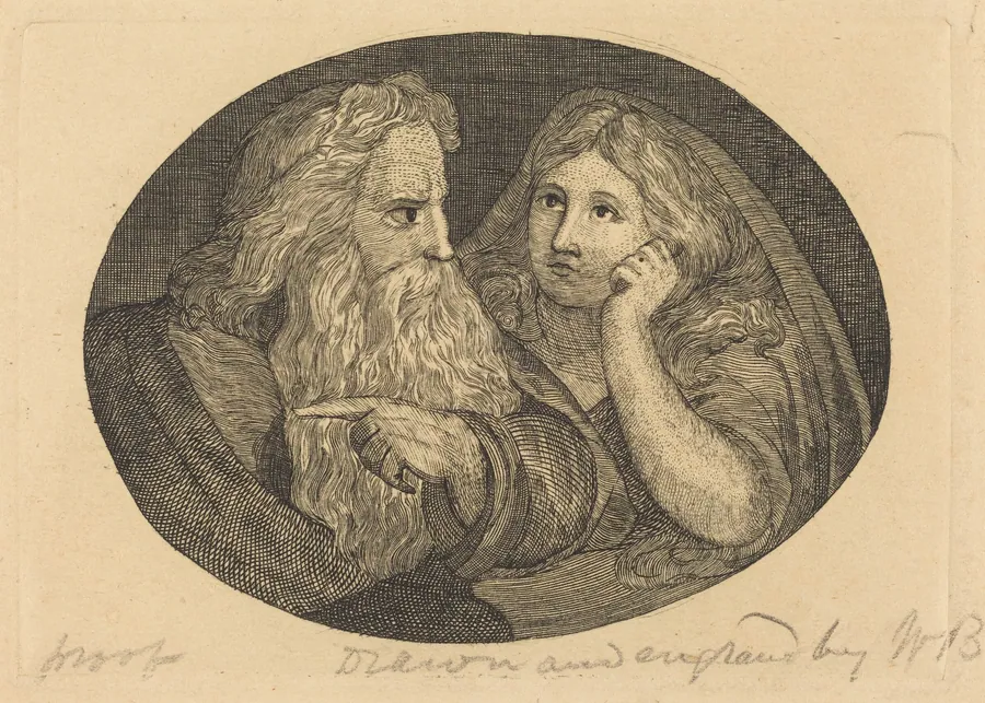Lear and Cordelia by Thomas Butts, Jr.