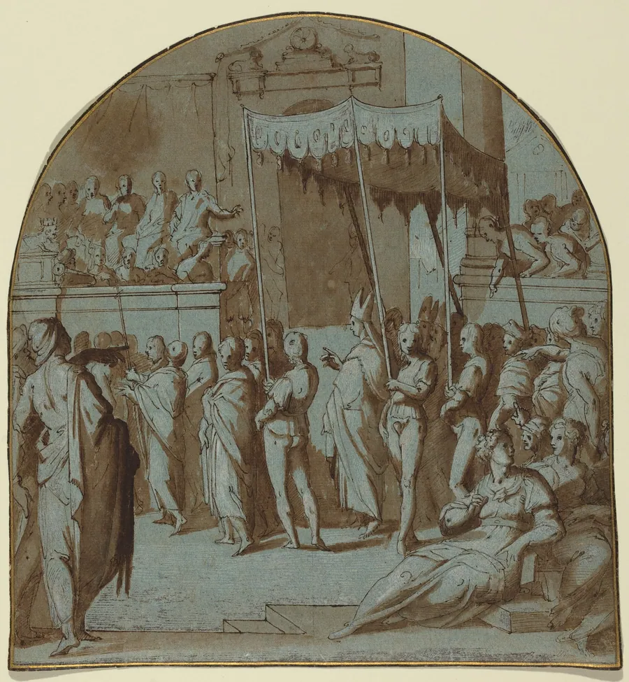 The Entry of Saint Antoninus into Florence by Giovanni Balducci
