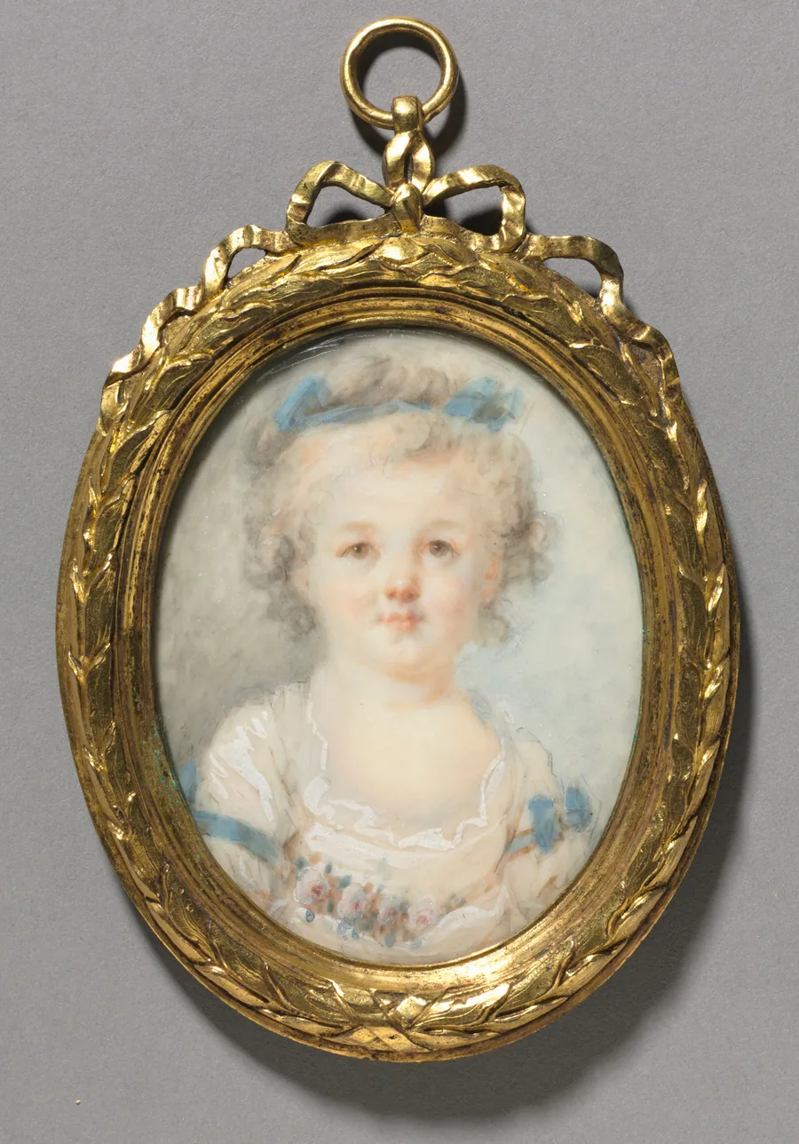 Portrait of a Little Girl by Anne-Marie Fragonard