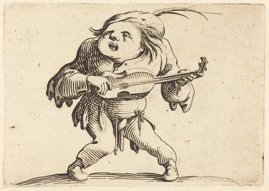 The Guitar Player by Jacques Callot