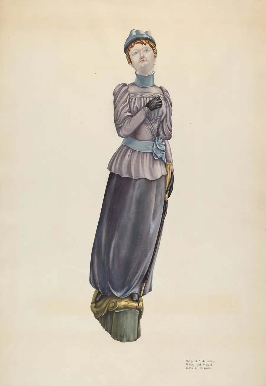 "Victorian Lady" Figurehead by Molly H. Bodenstein