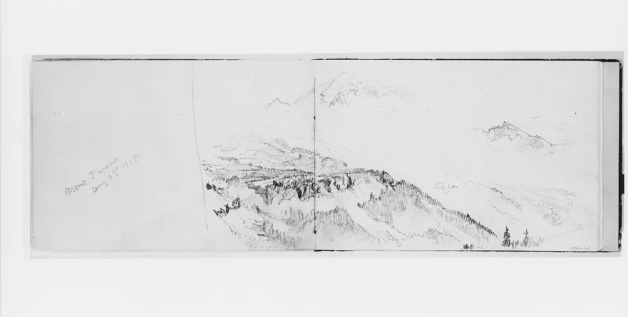 Mount Tacoma Aug 23 1885 (from Sketchbook X) by William Trost Richards