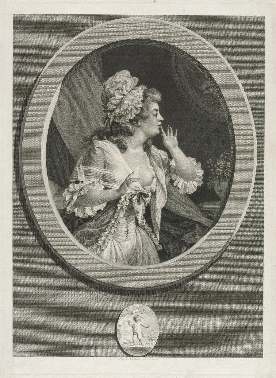 At Least Be Discreet by Augustin de Saint-Aubin
