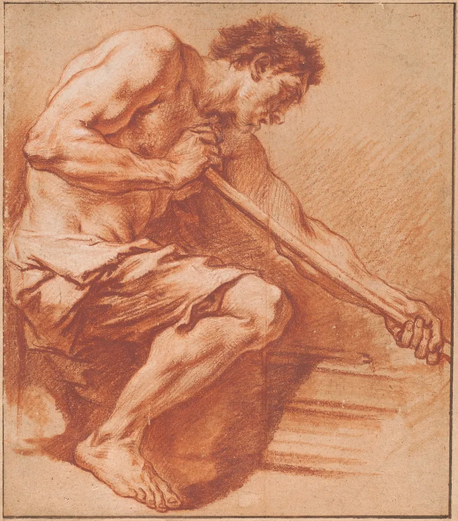 Worker at a Forge by François Boucher