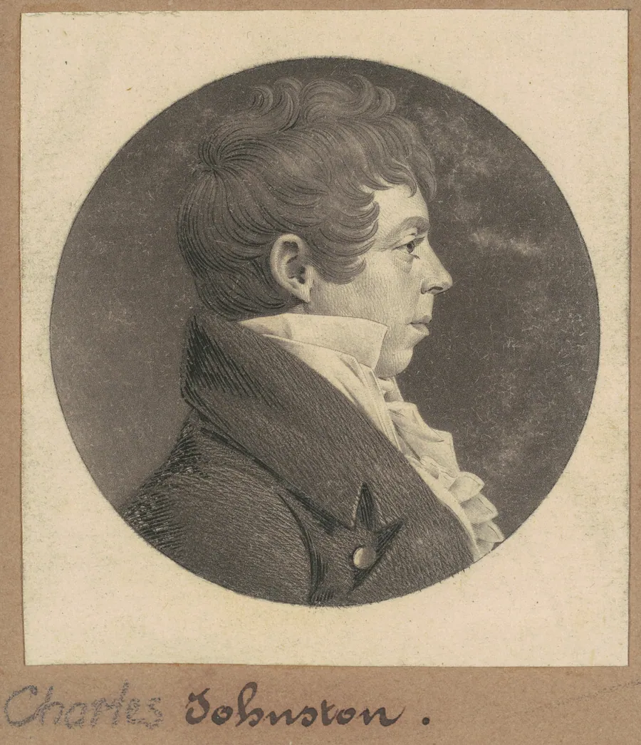 Charles Johnston by Charles B. J. Févret de Saint-Mémin