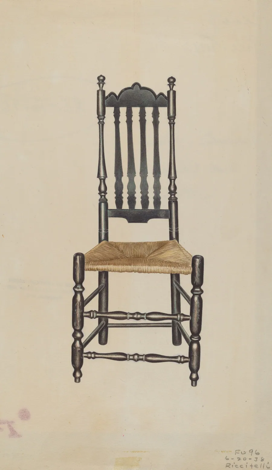 Banister Back Side Chair by Michael Riccitelli