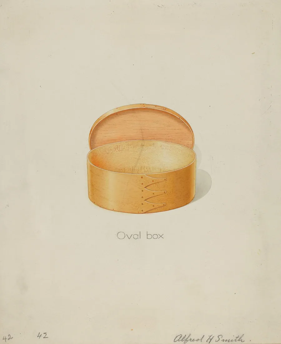 Shaker Oval Box by Alfred H. Smith