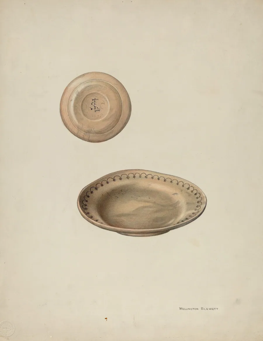 Plate Treen by Wellington Blewett