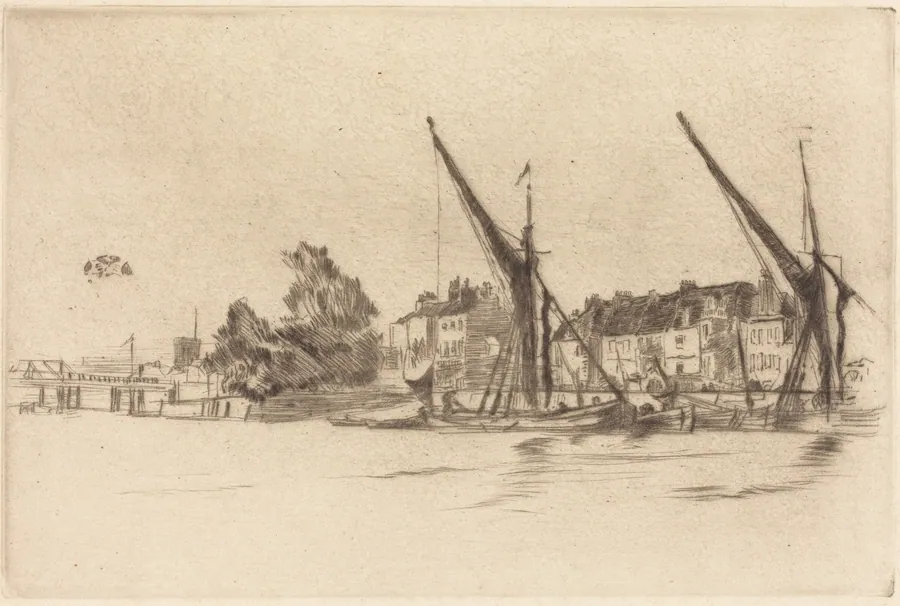 Lindsey Houses by James McNeill Whistler