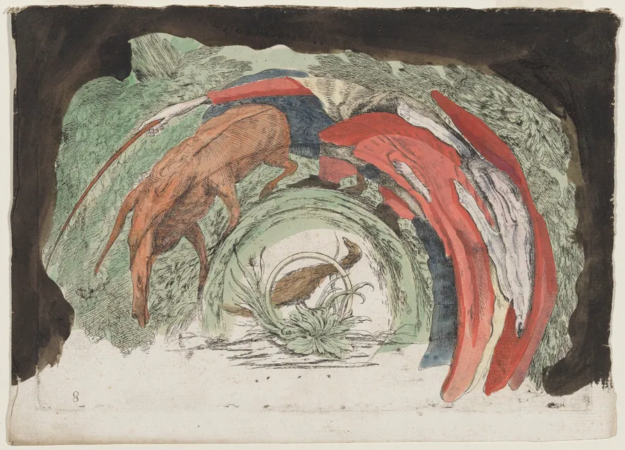 Man Driving an Animal by Giovanni Francesco Costa