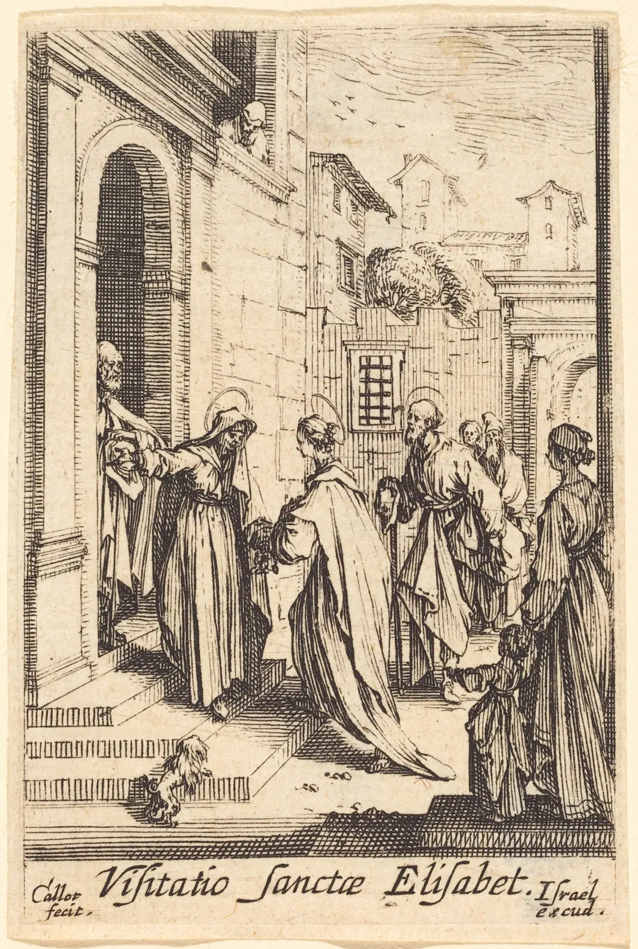 The Visitation by Jacques Callot