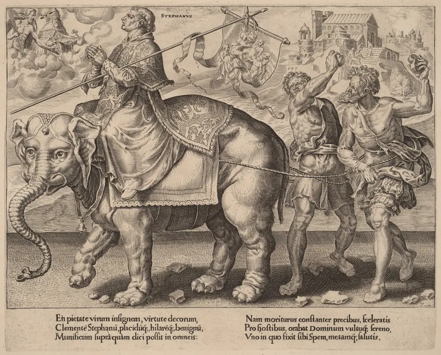 The Triumph of Saint Stephen by Dirck Volckertz Coornhert
