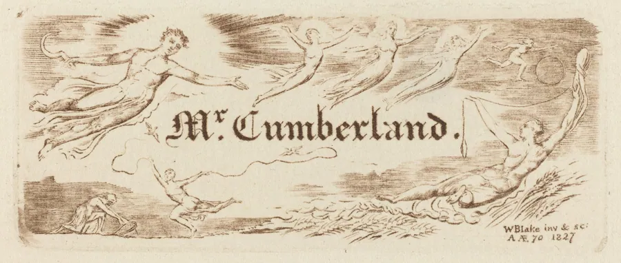 George Cumberland's Card by William Blake
