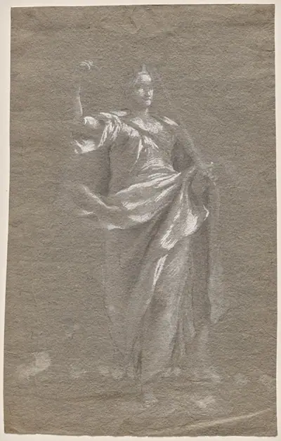 Allegorical Figure (recto)