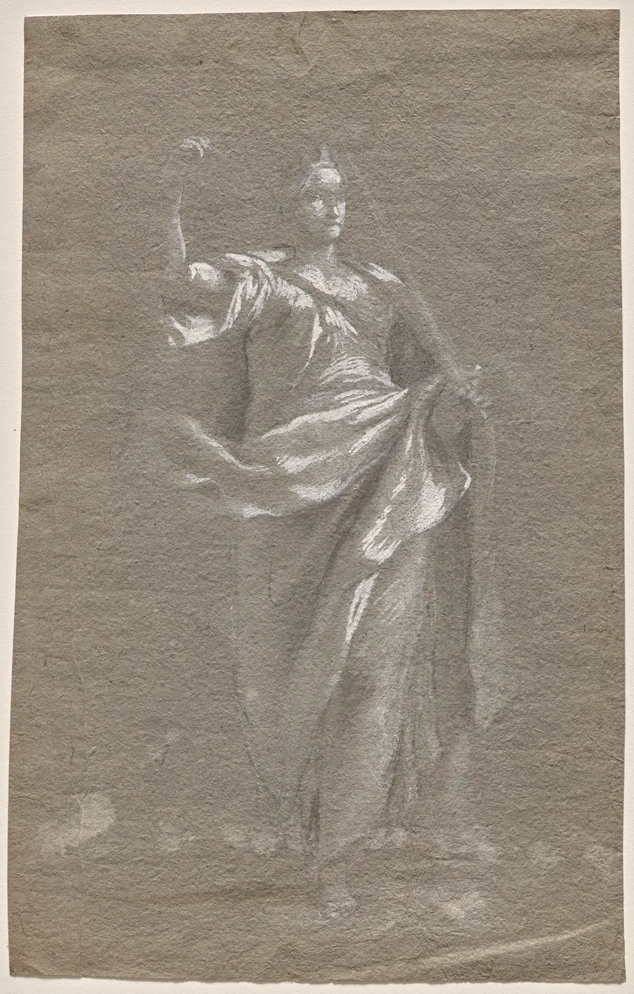 Allegorical Figure (recto) by Anonymous