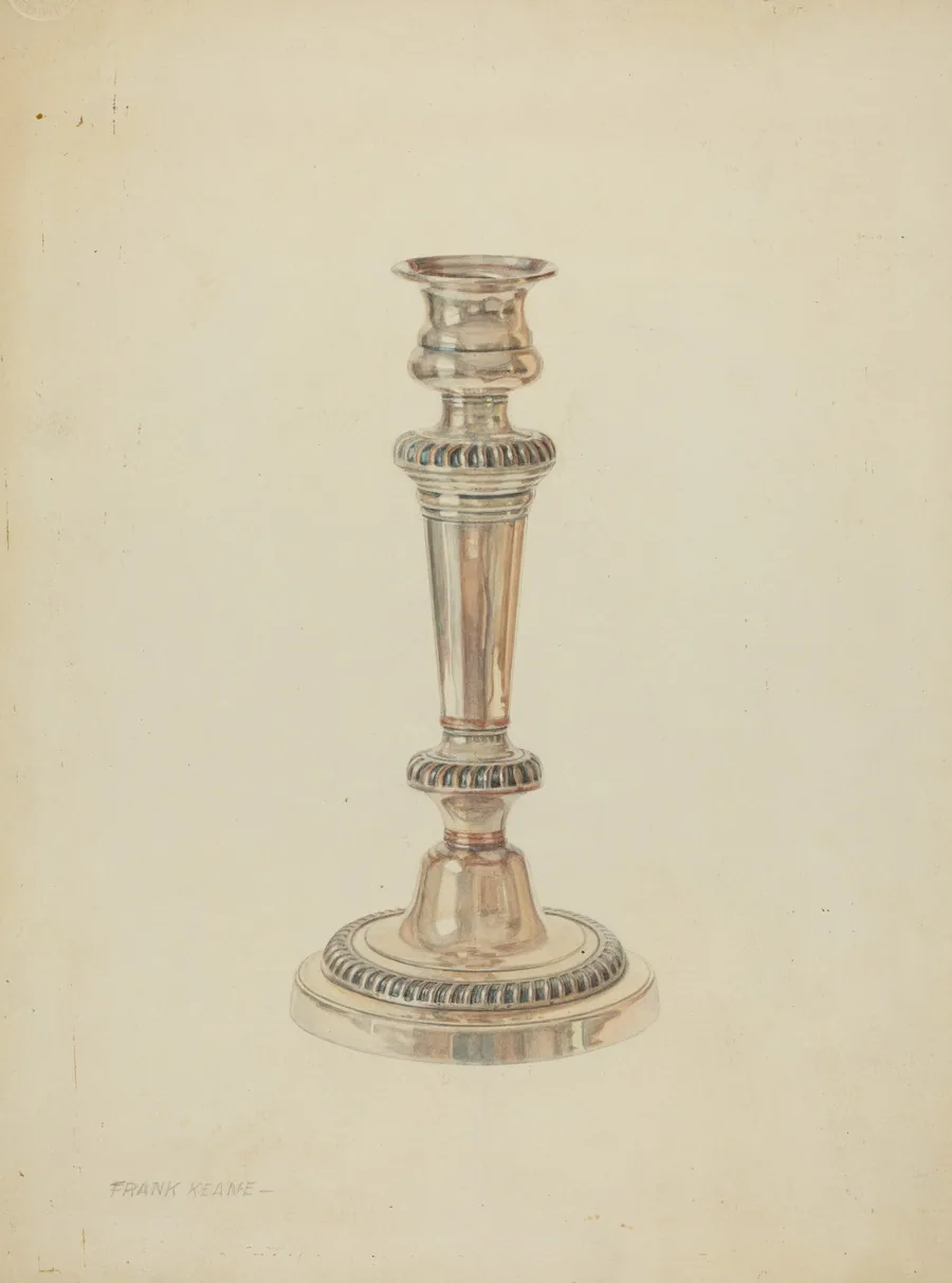 Silver Candlestick by Frank M. Keane