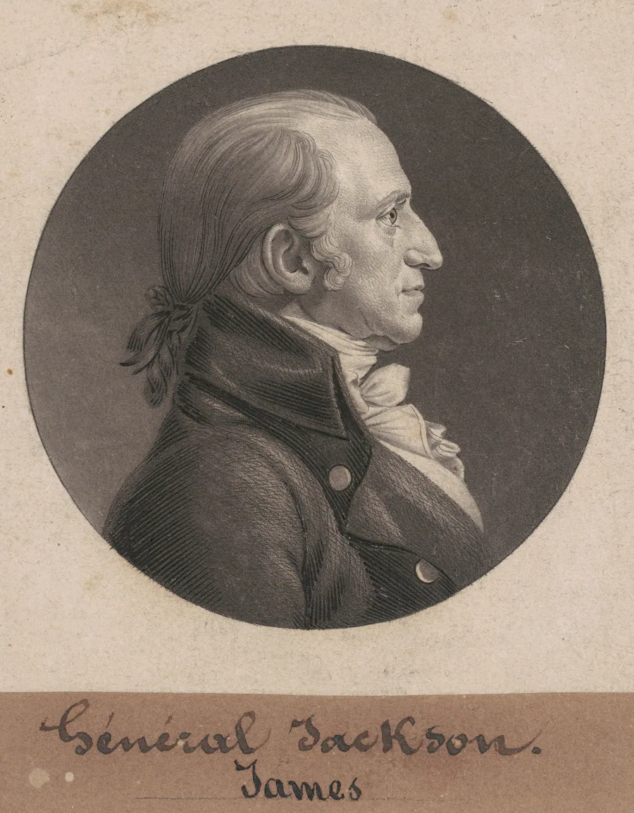 James Jackson by Charles B. J. Févret de Saint-Mémin