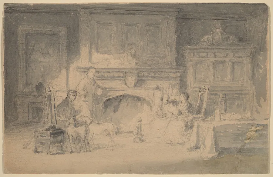 Study for "The Bailey Family" by Robert Walter Weir