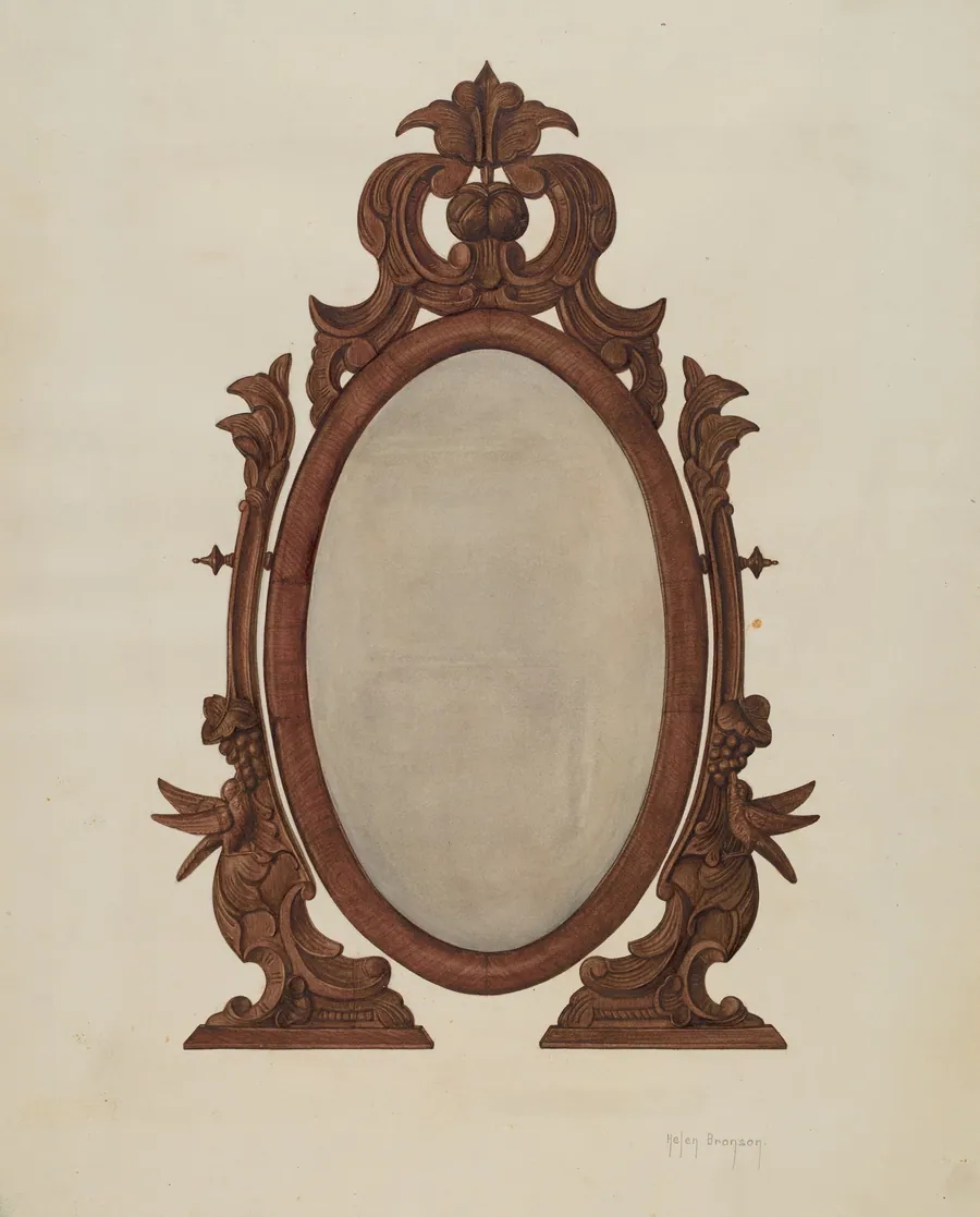 Table Mirror by Helen Bronson
