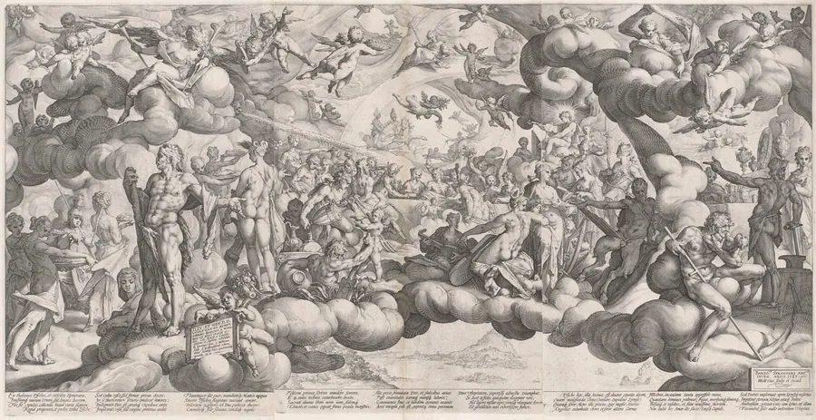 The Wedding of Cupid and Psyche by Hendrick Goltzius