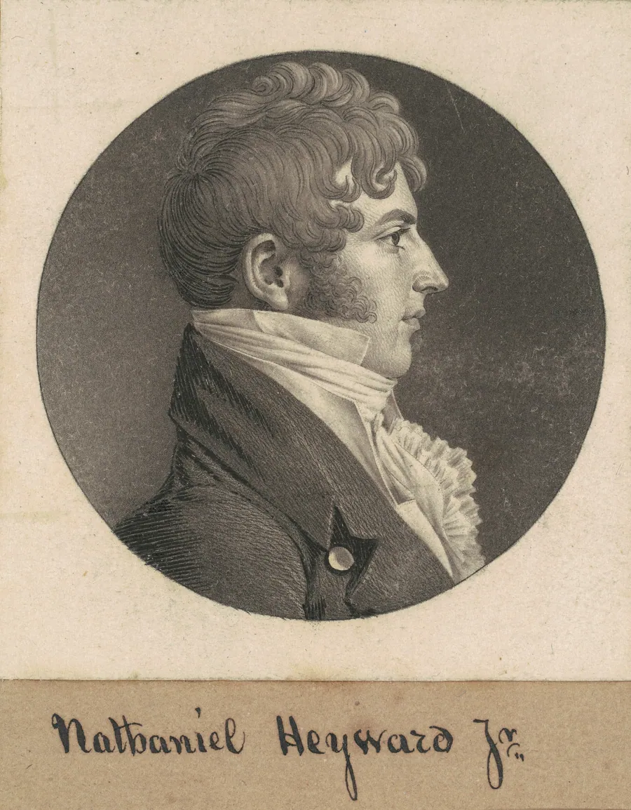 Nathaniel Heyward, Jr. by Charles B. J. Févret de Saint-Mémin