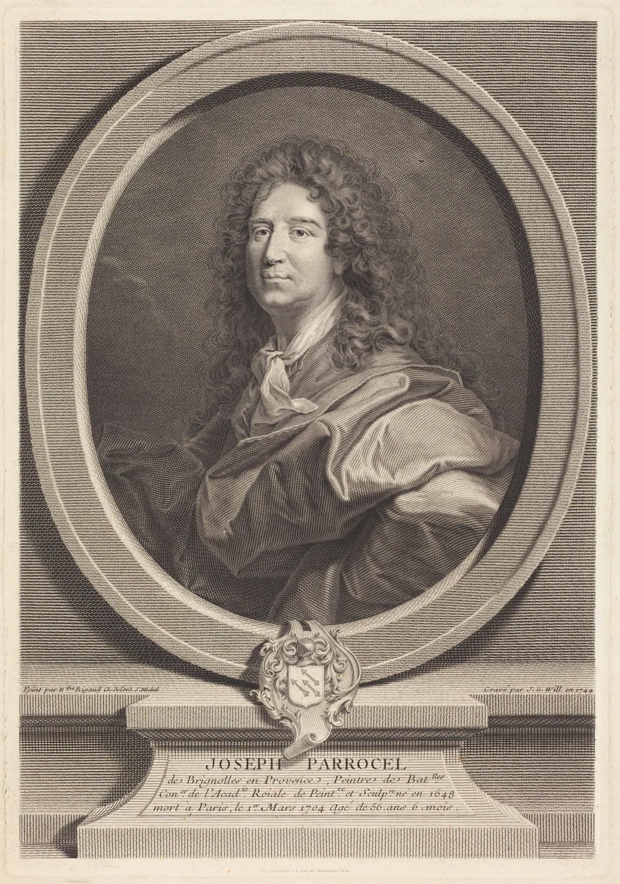 Joseph Parrocel by Johann Georg Wille