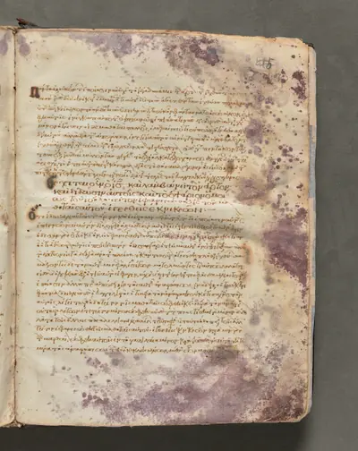 Text, folio 423 (recto), from a Gospel Book with Commentaries