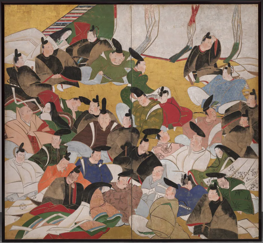 Thirty-Six Poetic Immortals by Tatebayashi Kagei