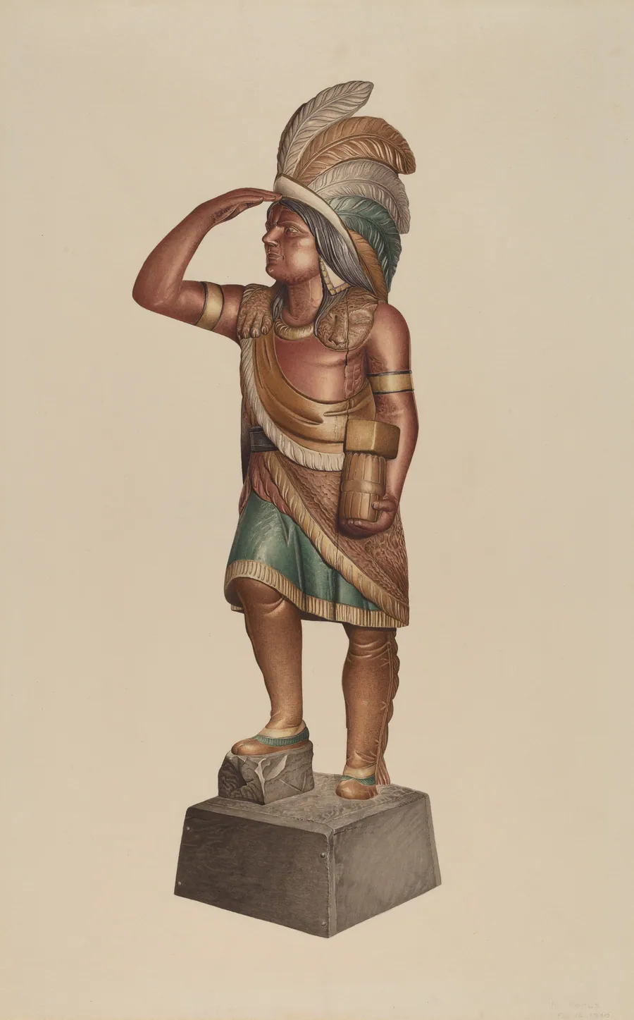 Cigar Store Indian by Robert Pohle