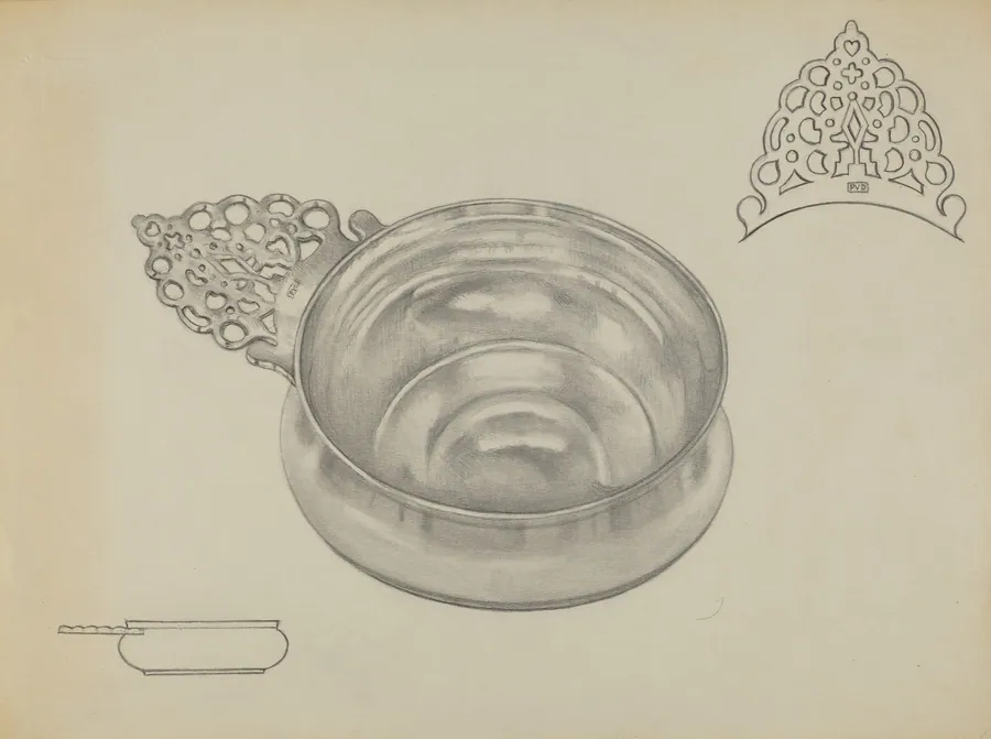 Silver Porringer by Herbert Russin
