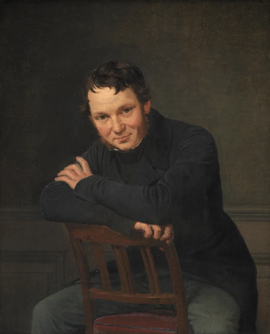 Arkitekten Gottlieb Bindesbøll by Wilhelm Marstrand