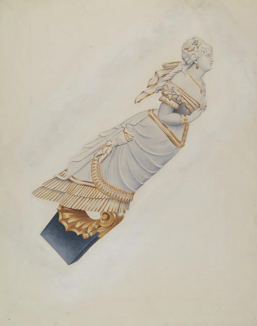 Figurehead: "Belle of Bath" by Alton K. Skillin