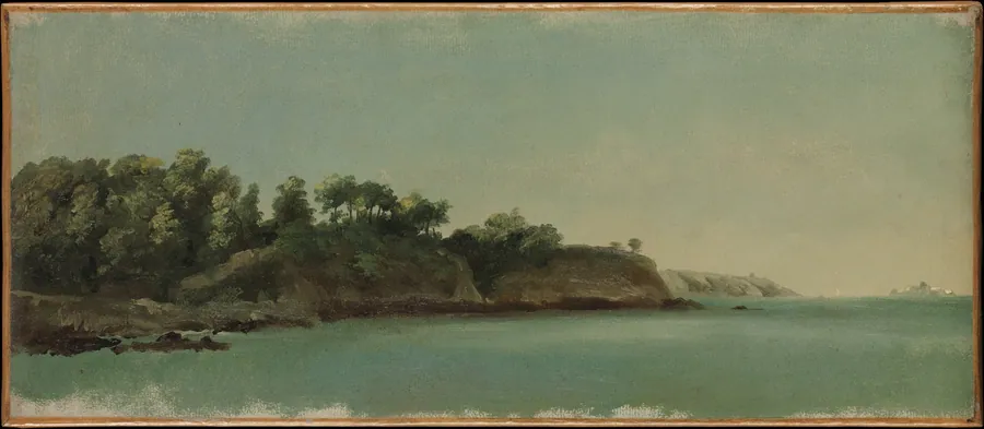 The Banks of the Rance, Brittany by Pierre Henri de Valenciennes