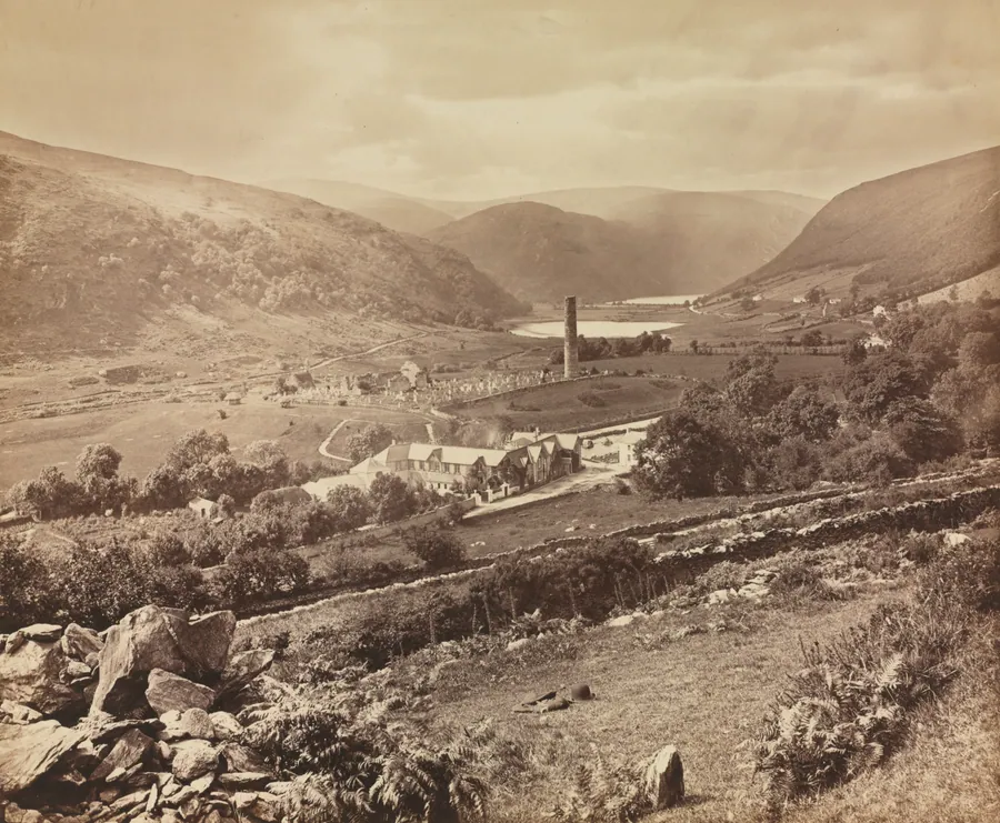 The Valley of Glendalough, County Wicklow, Ireland by William Russell Sedgfield