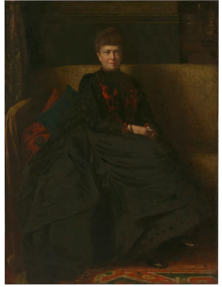 Mrs. Eastman Johnson by Eastman Johnson, American, b. Lovell, Maine, 1824–1906