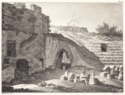 Rustics Picnicking in Ruins