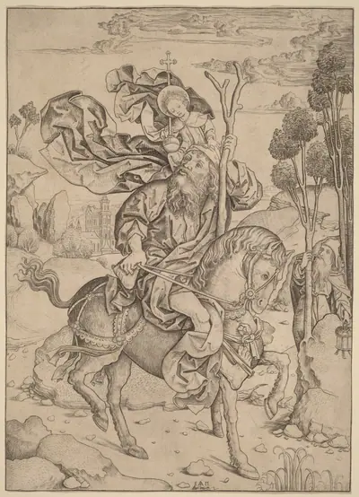 Saint Christopher on Horseback