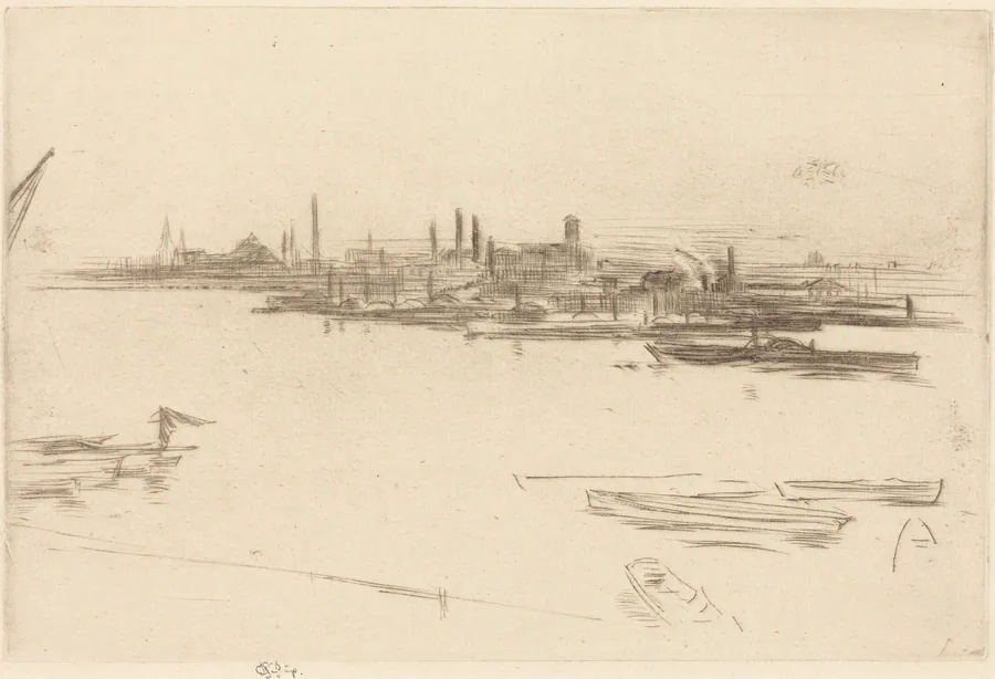 Battersea Morn by James McNeill Whistler