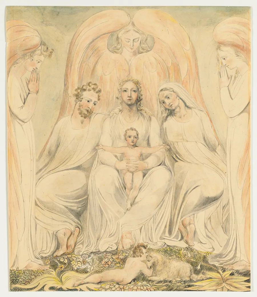 The Holy Family (Christ in the Lap of Truth) by William Blake