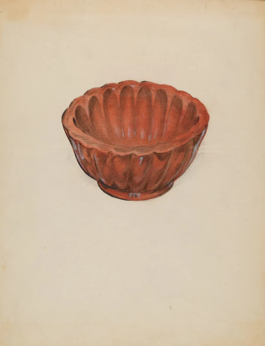 Earthenware, Jelly Mold by Ruth Bialostosky