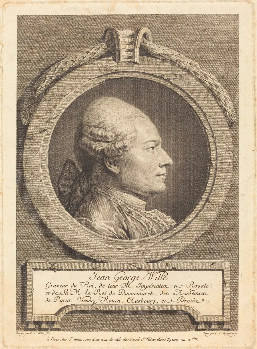 Jean George Wille by Pierre-Charles Ingouf