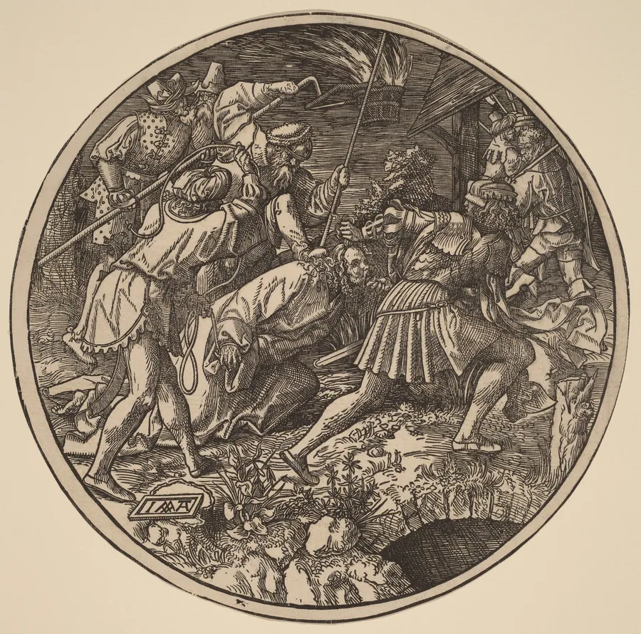 Christ Led Away After His Arrest by Jacob Cornelisz van Oostsanen